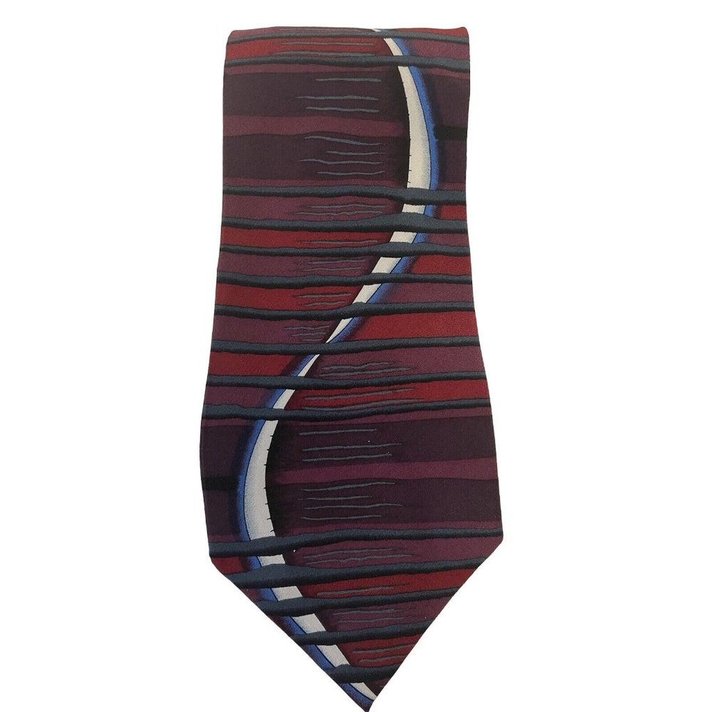 Men's Necktie J Garcia Tie Emerald City Collection 14 100% Silk